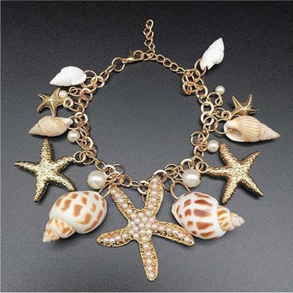 Bohemian Starfish Shell Bracelet Summer Beach Vacation Decor Jewelry - Picture 10 of 10